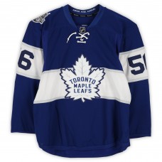 Byron Froese Toronto Maple Leafs Fanatics Authentic Player-Issued #56 Blue Reebok Jersey vs. Detroit Red Wings on January 1, 2017 - NHL Centennial Classic