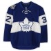 Josh Leivo Toronto Maple Leafs Fanatics Authentic Player-Issued #32 Blue Reebok Jersey vs. Detroit Red Wings on January 1, 2017 - NHL Centennial Classic