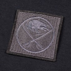 Buffalo Sabres Levelwear Black Luxe Signature Heirloom Tri-Blend Pullover Sweatshirt