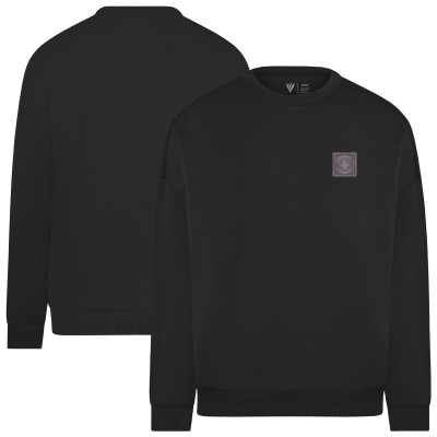 Winnipeg Jets Levelwear Luxe Signature Heirloom Tri-Blend Pullover Sweatshirt - Black