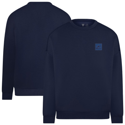 Colorado Avalanche Levelwear Navy Signature Crewneck Pullover