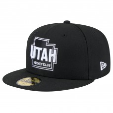 Бейсболка Utah Hockey Club New Era Black State Shape 1st Season 59FIFTY Бейсболка Utah Hockey Club New Era Black State Shape 1st Season 59FIFTY