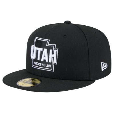 Бейсболка Utah Hockey Club New Era Black State Shape 1st Season 59FIFTY