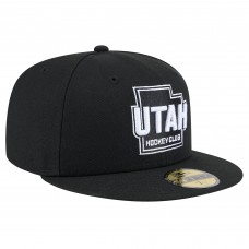 Бейсболка Utah Hockey Club New Era Black State Shape 1st Season 59FIFTY Бейсболка Utah Hockey Club New Era Black State Shape 1st Season 59FIFTY