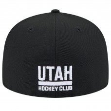 Бейсболка Utah Hockey Club New Era Black State Shape 1st Season 59FIFTY Бейсболка Utah Hockey Club New Era Black State Shape 1st Season 59FIFTY