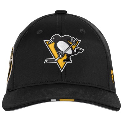 Бейсболка Подростковая Pittsburgh Penguins Fanatics Black 2025 NHL Draft Authentic Pro On-Stage Podium