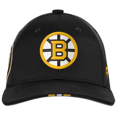 Бейсболка Youth Boston Bruins Fanatics Black 2025 NHL Draft Authentic Pro On-Stage Podium