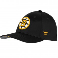 Бейсболка Youth Boston Bruins Fanatics Black 2025 NHL Draft Authentic Pro On-Stage Podium