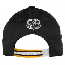Бейсболка Youth Boston Bruins Fanatics Black 2025 NHL Draft Authentic Pro On-Stage Podium