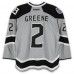 Matt Greene Los Angeles Kings Fanatics Authentic Player-Issued #2 Gray Reebok Jersey vs. Anaheim Ducks on January 25, 2014 - NHL Stadium Series