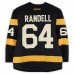 Tyler Randell Boston Bruins Fanatics Authentic Player-Issued #64 Black Reebok Jersey vs. Montreal Canadiens on January 1, 2016 - NHL Winter Classic