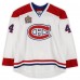 Roman Hamrlik Montreal Canadiens Fanatics Authentic Practice-Used #44 White Reebok Jersey vs. Calgary Flames on February 20, 2011 - NHL Heritage Classic - Worn During Warm-Ups