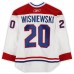 James Wisniewski Montreal Canadiens Fanatics Authentic Practice-Used #20 White Reebok Jersey vs. Calgary Flames on February 20, 2011 - NHL Heritage Classic - Worn During Warm-Ups