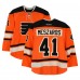 Andrej Meszaros Philadelphia Flyers Fanatics Authentic Practice-Used #41 Orange Reebok Jersey vs. New York Rangers on January 2, 2012 - NHL Winter Classic - Worn During Warm-Ups