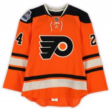 Matt Read Philadelphia Flyers Fanatics Authentic Practice-Used #24 Orange Reebok Jersey vs. New York Rangers on January 2, 2012 - NHL Winter Classic - Worn During Warm-Ups