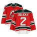 Тренировочный джерси Marek Zidlicky New Devils Fanatics Authentic Red vs. New York Rangers on January 26, 2014