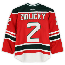 Тренировочный джерси Marek Zidlicky New Devils Fanatics Authentic Red vs. New York Rangers on January 26, 2014 Тренировочный джерси Marek Zidlicky New Devils Fanatics Authentic Red vs. New York Rangers on January 26, 2014