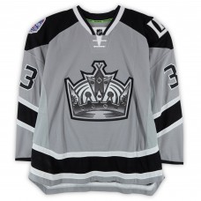 Willie Mitchell Los Angeles Kings Fanatics Authentic Practice-Used #33 Silver Reebok Jersey vs. Anaheim Ducks on January 25, 2014 - NHL Stadium Series - Worn During Warm-Ups