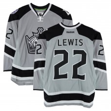 Trevor Lewis Los Angeles Kings Fanatics Authentic Practice-Used #22 Silver Reebok Jersey vs. Anaheim Ducks on January 25, 2014 - NHL Stadium Series - Worn During Warm-Ups