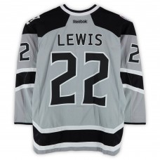 Trevor Lewis Los Angeles Kings Fanatics Authentic Practice-Used #22 Silver Reebok Jersey vs. Anaheim Ducks on January 25, 2014 - NHL Stadium Series - Worn During Warm-Ups