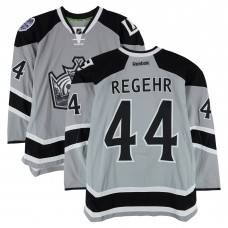 Robyn Regehr Los Angeles Kings Fanatics Authentic Practice-Used #44 Silver Reebok Jersey vs. Anaheim Ducks on January 25, 2014 - NHL Stadium Series - Worn During Warm-Ups