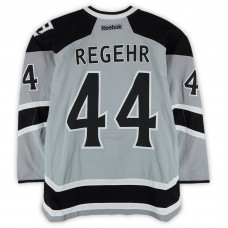 Robyn Regehr Los Angeles Kings Fanatics Authentic Practice-Used #44 Silver Reebok Jersey vs. Anaheim Ducks on January 25, 2014 - NHL Stadium Series - Worn During Warm-Ups