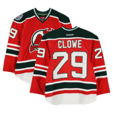 Тренировочный джерси Ryane Clowe New Devils Fanatics Authentic Red vs. New York Rangers on January 26, 2014 Тренировочный джерси Ryane Clowe New Devils Fanatics Authentic Red vs. New York Rangers on January 26, 2014