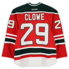 Тренировочный джерси Ryane Clowe New Devils Fanatics Authentic Red vs. New York Rangers on January 26, 2014 Тренировочный джерси Ryane Clowe New Devils Fanatics Authentic Red vs. New York Rangers on January 26, 2014