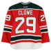 Тренировочный джерси Ryane Clowe New Devils Fanatics Authentic Red vs. New York Rangers on January 26, 2014