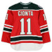Тренировочный джерси Stephen Gionta New Devils Fanatics Authentic Red vs. New York Rangers on January 26, 2014