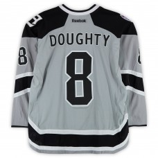Drew Doughty Los Angeles Kings Fanatics Authentic Practice-Used #8 Silver Reebok Jersey vs. Anaheim Ducks on January 25, 2014 - NHL Stadium Series - Worn During Warm-Ups