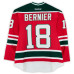 Тренировочный джерси Steve Bernier New Devils Fanatics Authentic Red vs. New York Rangers on January 26, 2014