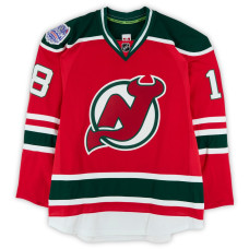 Тренировочный джерси Steve Bernier New Devils Fanatics Authentic Red vs. New York Rangers on January 26, 2014 Тренировочный джерси Steve Bernier New Devils Fanatics Authentic Red vs. New York Rangers on January 26, 2014