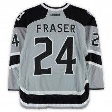 Colin Fraser Los Angeles Kings Fanatics Authentic Practice-Used #24 Silver Reebok Jersey vs. Anaheim Ducks on January 25, 2014 - NHL Stadium Series - Worn During Warm-Ups