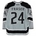 Colin Fraser Los Angeles Kings Fanatics Authentic Practice-Used #24 Silver Reebok Jersey vs. Anaheim Ducks on January 25, 2014 - NHL Stadium Series - Worn During Warm-Ups
