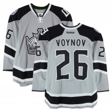 Slava Voynov Los Angeles Kings Fanatics Authentic Practice-Used #26 Silver Reebok Jersey vs. Anaheim Ducks on January 25, 2014 - NHL Stadium Series - Worn During Warm-Ups