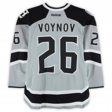 Slava Voynov Los Angeles Kings Fanatics Authentic Practice-Used #26 Silver Reebok Jersey vs. Anaheim Ducks on January 25, 2014 - NHL Stadium Series - Worn During Warm-Ups