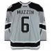 Jake Muzzin Los Angeles Kings Fanatics Authentic Practice-Used #6 Silver Reebok Jersey vs. Anaheim Ducks on January 25, 2014 - NHL Stadium Series - Worn During Warm-Ups