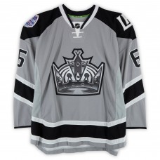 Jake Muzzin Los Angeles Kings Fanatics Authentic Practice-Used #6 Silver Reebok Jersey vs. Anaheim Ducks on January 25, 2014 - NHL Stadium Series - Worn During Warm-Ups