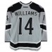 Justin Williams Los Angeles Kings Fanatics Authentic Practice-Used #14 Silver Reebok Jersey vs. Anaheim Ducks on January 25, 2014 - NHL Stadium Series - Worn During Warm-Ups