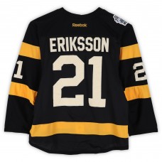 Loui Eriksson Boston Bruins Fanatics Authentic Practice-Used #21 Black Reebok Jersey vs. Montreal Canadiens on January 1, 2016 - NHL Winter Classic - Worn During Warm-Ups