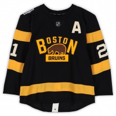 Loui Eriksson Boston Bruins Fanatics Authentic Practice-Used #21 Black Reebok Jersey vs. Montreal Canadiens on January 1, 2016 - NHL Winter Classic - Worn During Warm-Ups
