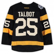 Maxime Talbot Boston Bruins Fanatics Authentic Practice-Used #25 Black Reebok Jersey vs. Montreal Canadiens on January 1, 2016 - NHL Winter Classic - Worn During Warm-Ups