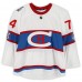 Alexei Emelin Montreal Canadiens Fanatics Authentic Practice-Used #74 White Reebok Jersey vs. Boston Bruins on January 1, 2016 - NHL Winter Classic - Worn During Warm-Ups