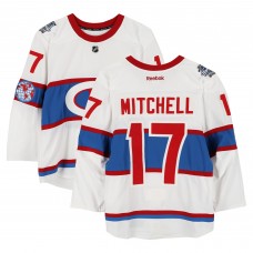 Torrey Mitchell Montreal Canadiens Fanatics Authentic Practice-Used #17 White Reebok Jersey vs. Boston Bruins on January 1, 2016 - NHL Winter Classic - Worn During Warm-Ups