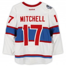 Torrey Mitchell Montreal Canadiens Fanatics Authentic Practice-Used #17 White Reebok Jersey vs. Boston Bruins on January 1, 2016 - NHL Winter Classic - Worn During Warm-Ups