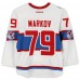 Andrei Markov Montreal Canadiens Fanatics Authentic Practice-Used #79 White Reebok Jersey vs. Boston Bruins on January 1, 2016 - NHL Winter Classic - Worn During Warm-Ups