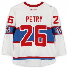 Jeff Petry Montreal Canadiens Fanatics Authentic Practice-Used #26 White Reebok Jersey vs. Boston Bruins on January 1, 2016 - NHL Winter Classic - Worn During Warm-Ups