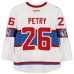 Jeff Petry Montreal Canadiens Fanatics Authentic Practice-Used #26 White Reebok Jersey vs. Boston Bruins on January 1, 2016 - NHL Winter Classic - Worn During Warm-Ups