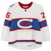 Jeff Petry Montreal Canadiens Fanatics Authentic Practice-Used #26 White Reebok Jersey vs. Boston Bruins on January 1, 2016 - NHL Winter Classic - Worn During Warm-Ups